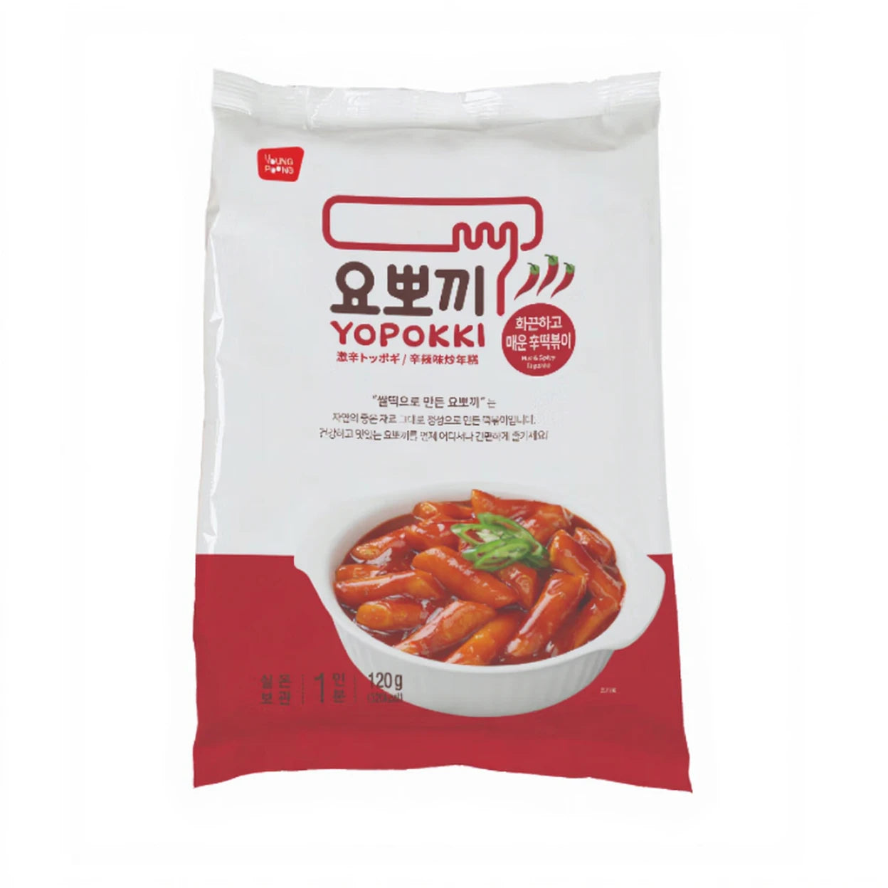 YOUNGPOONG Yopokki Tteokbokki Scharf 120 g