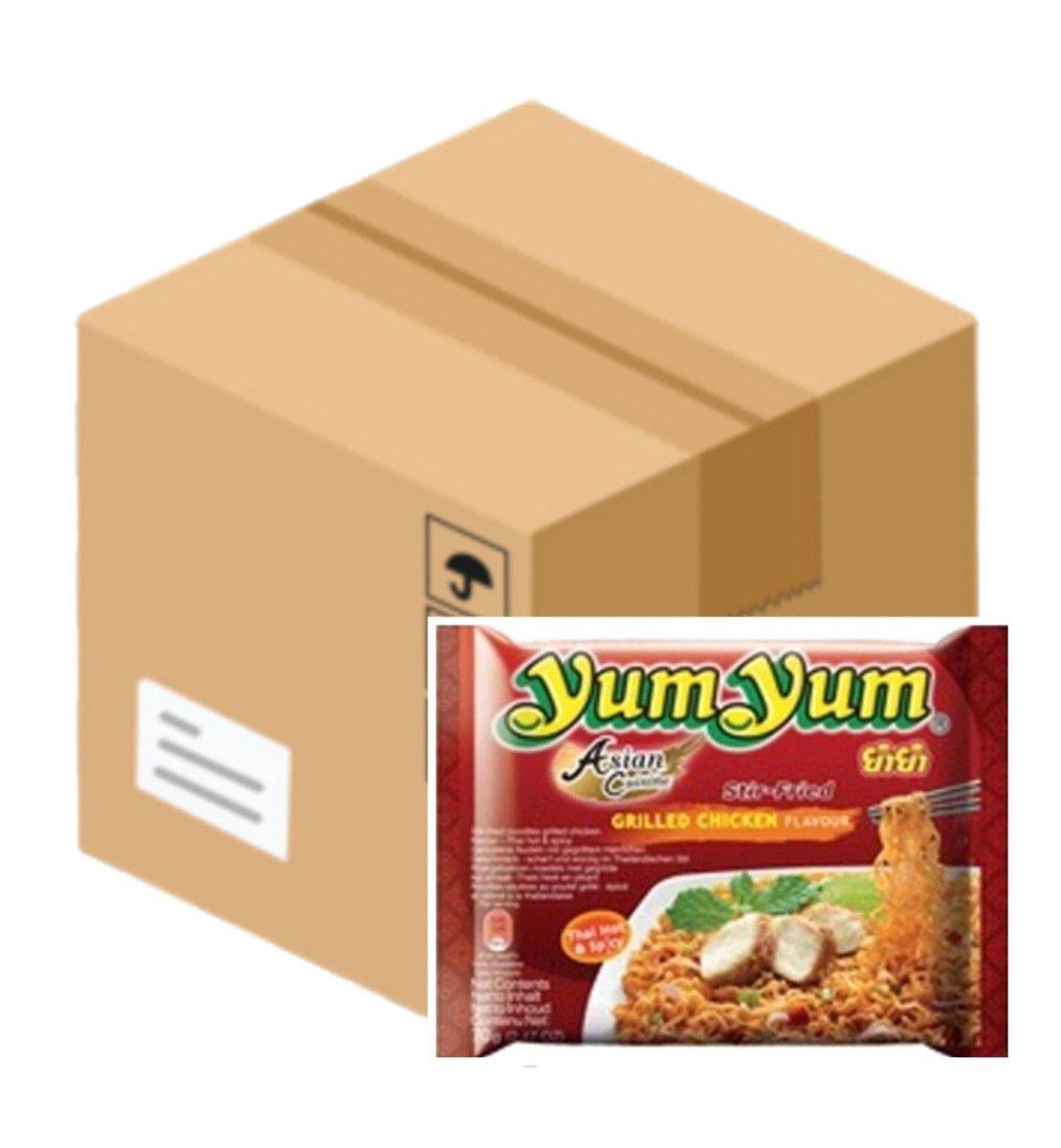 MHD:15.03.2025 Yum Yum Instant Nudeln Grillhähnchen 30 x 70 g  1 Karton